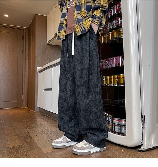 Men's Tie-Dye Ice Silk Pants Detail
