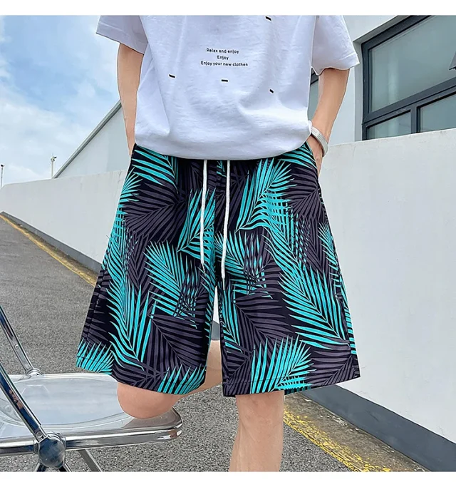 Men's Summer Quick-Dry Beach Shorts Detail