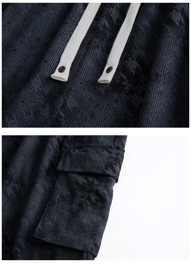 Full - Print Utility Shorts for Men Detail