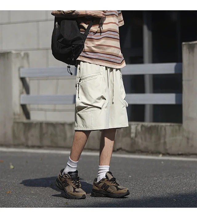 Men's Summer Ice Silk Sports Shorts Detail