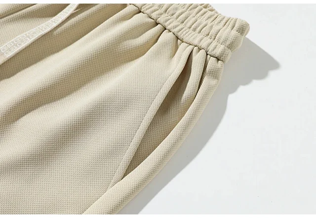 Men's Chinese Style Embroidery Sports Shorts Detail