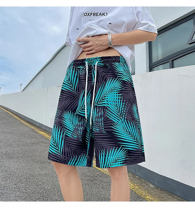 Men's Summer Quick-Dry Beach Shorts Detail