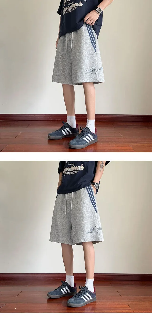 2025 Men's American Embroidered Shorts Detail