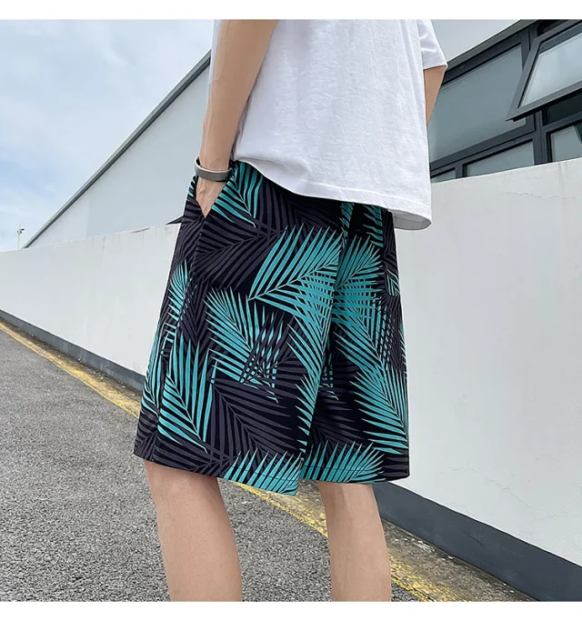 Men's Summer Quick-Dry Beach Shorts Detail