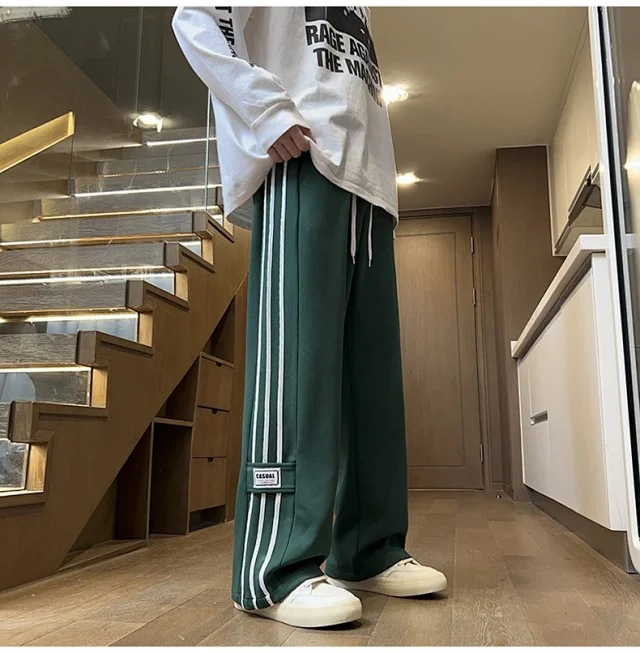 Striped Men's Sweatpants Detail
