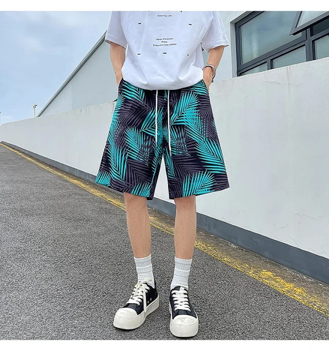 Men's Summer Quick-Dry Beach Shorts Detail