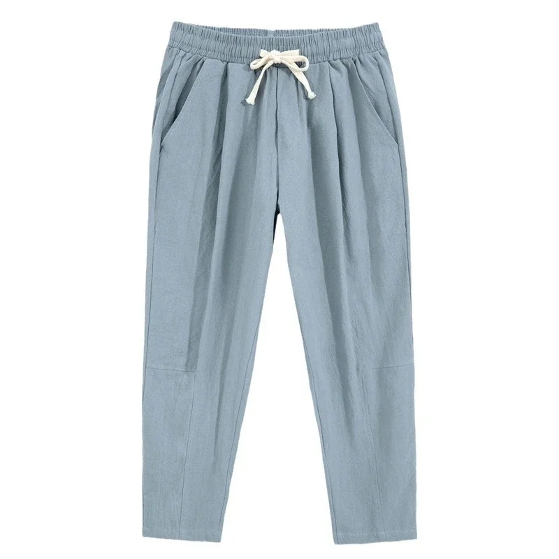 Men's Summer Linen Pants (Wide-Leg/Harem/Slim)