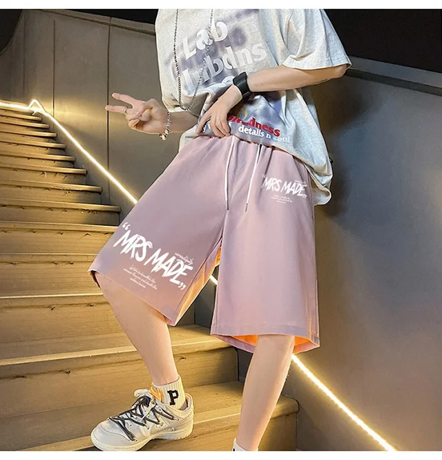 Men's Summer 2025 Oversize Straight Shorts Detail
