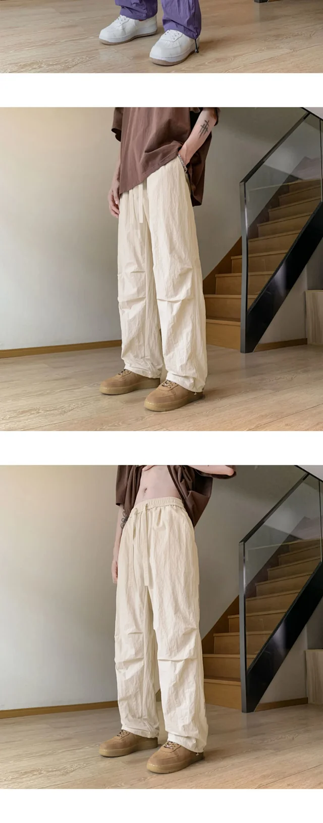 Waterproof Coated Outdoor Hiking Pants Detail