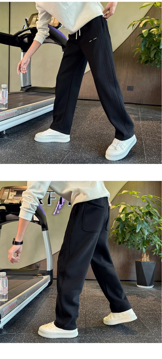 2025 Trendy Straight Sweatpants for Men Detail