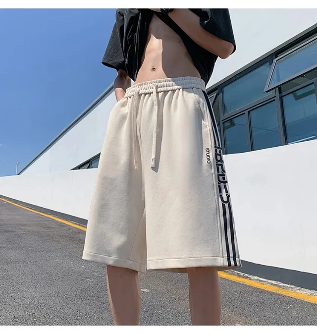 Summer Men's Oversize Sport Shorts Detail