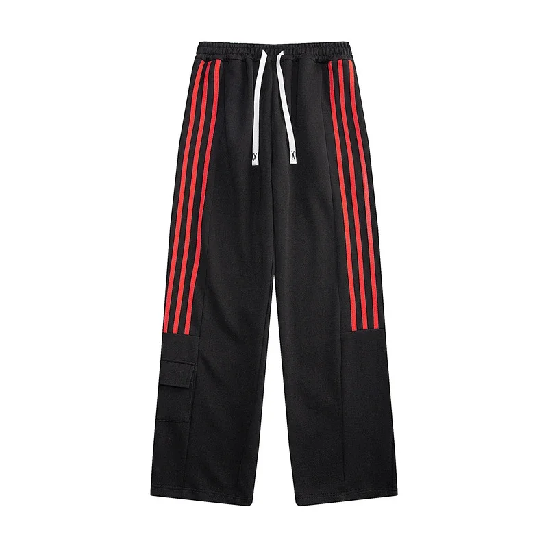 Men's Retro Striped Hiphop Pants