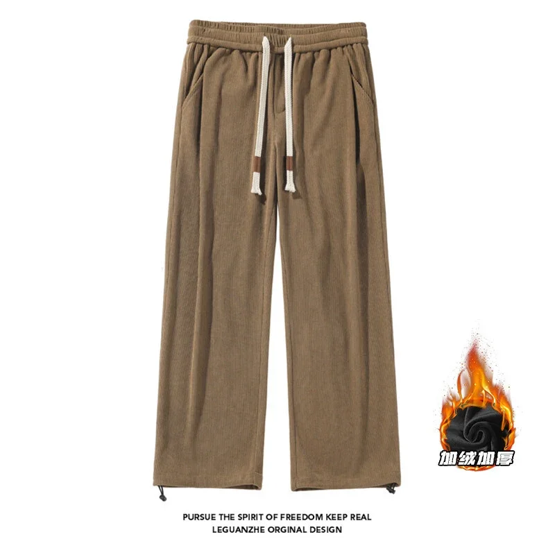 Men's Retro Corduroy Relaxed Fit Pants