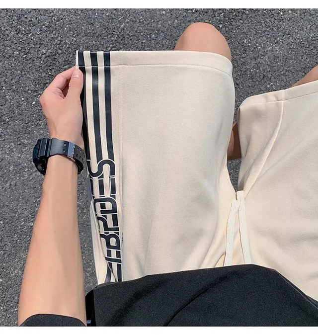 Summer Men's Oversize Sport Shorts Detail