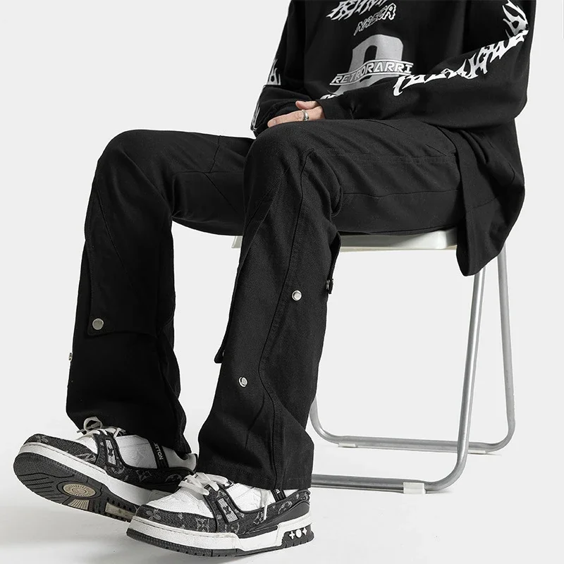 Cleanfit Men's Spring Euro - American Vibe Straight Cargo Pants