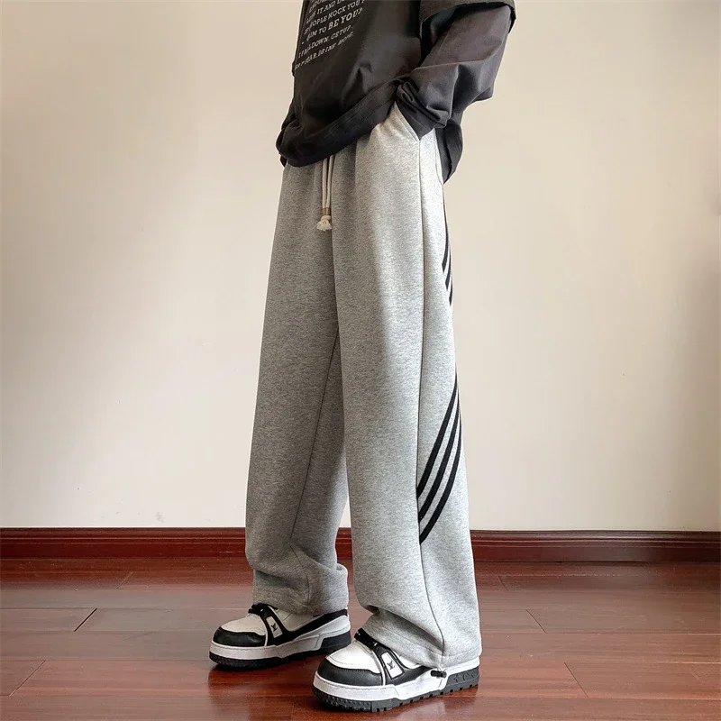 Japanese Oversize Cotton Stripe Pants