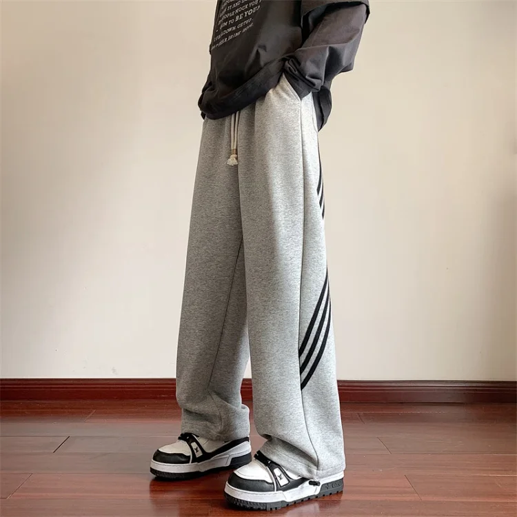 Japanese Oversize Cotton Stripe Pants