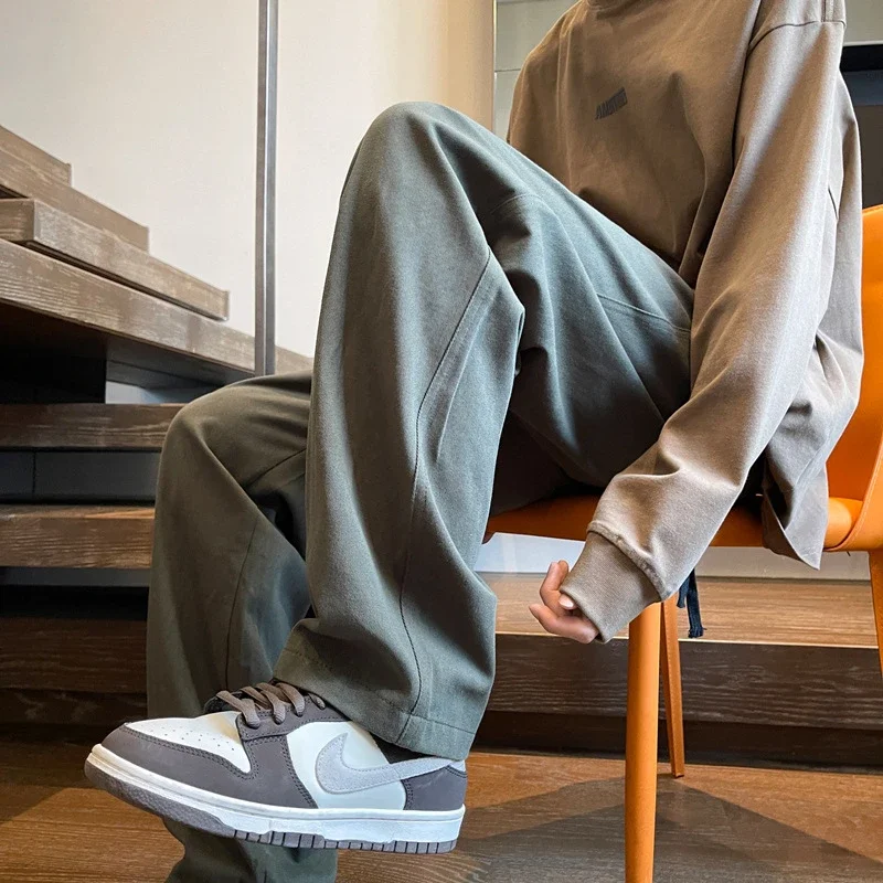 Men's Cotton Straight Cargo Pants