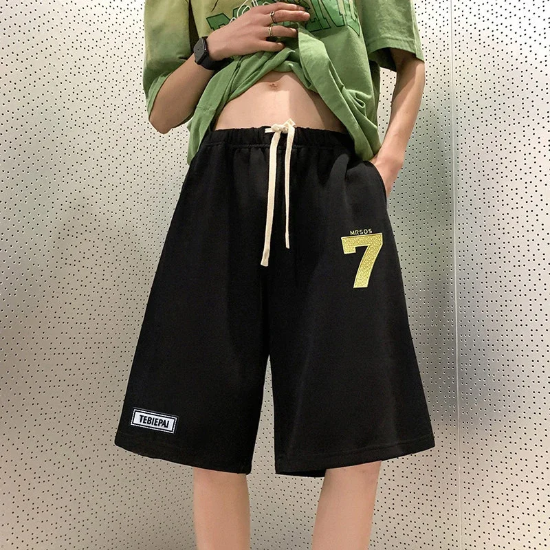 Men's Embroidered Retro Shorts