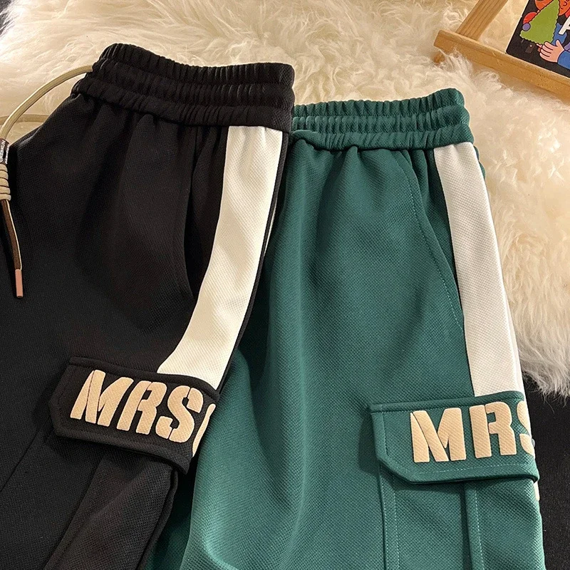 Men's Summer Retro Stripe Basketball Shorts