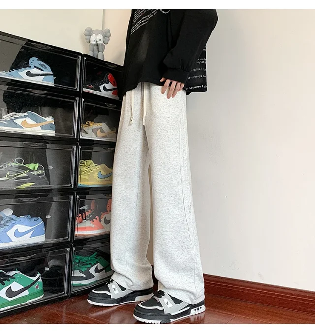 Men's Oversize Striped Pants (Spring) Detail