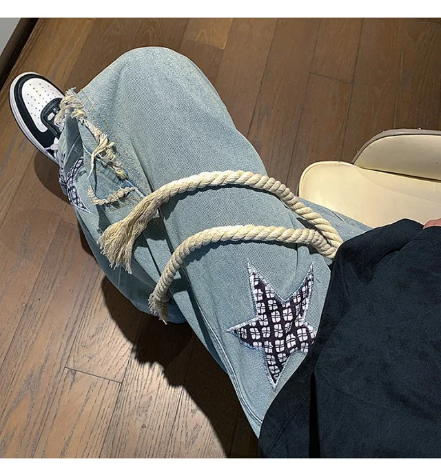 Men's Spring Hiphop Jeans Detail