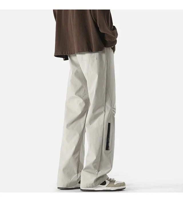 Men's Spring Euro - American Vibe Flared Cargo Pants Detail