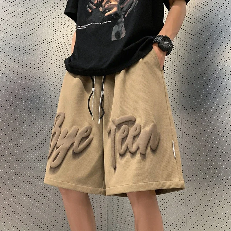 2025 Men's Foam Print American Shorts