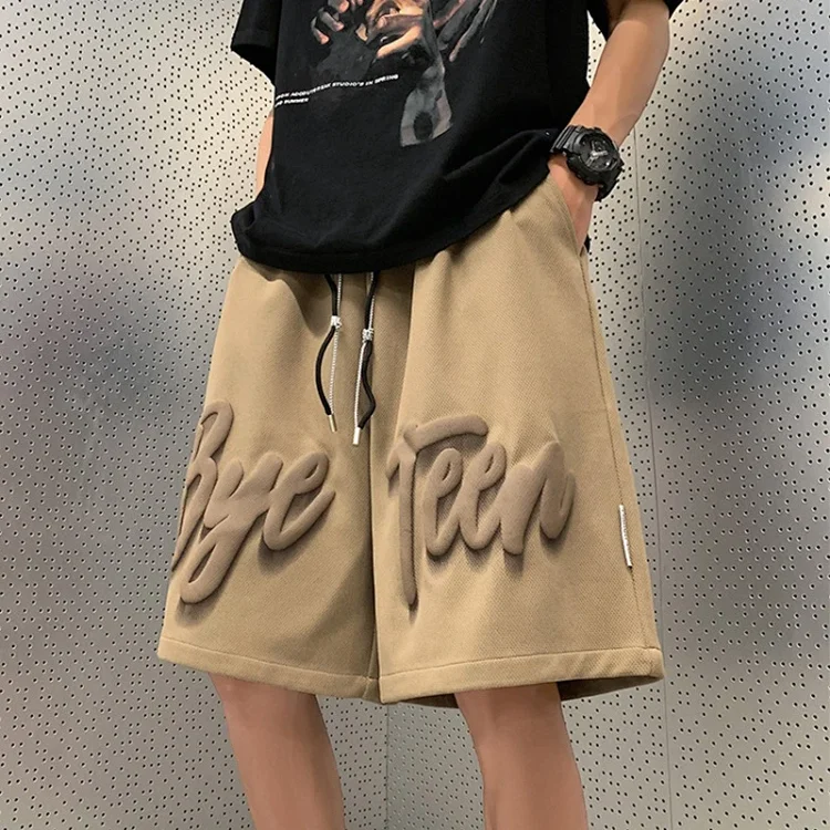 2025 Men's Foam Print American Shorts