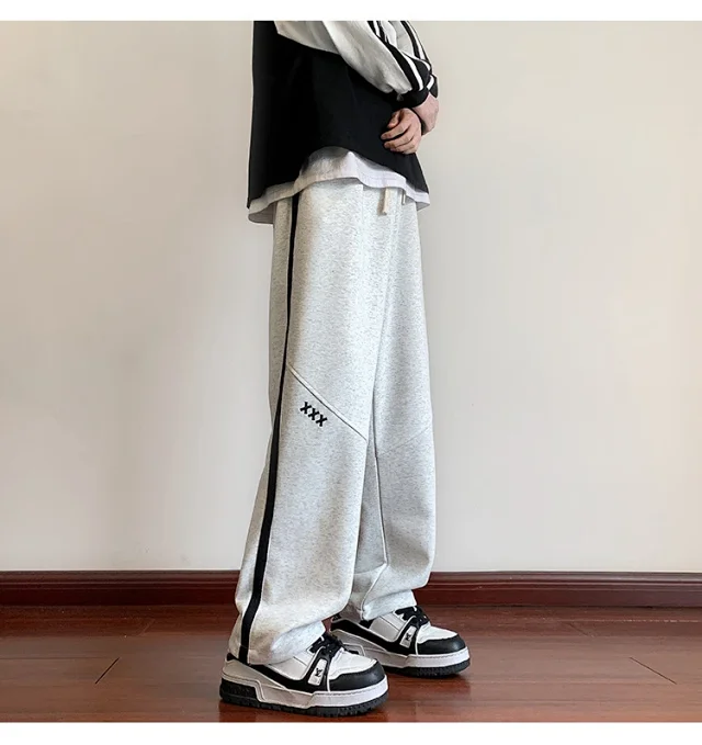 Oversize Striped Pants for Men Detail