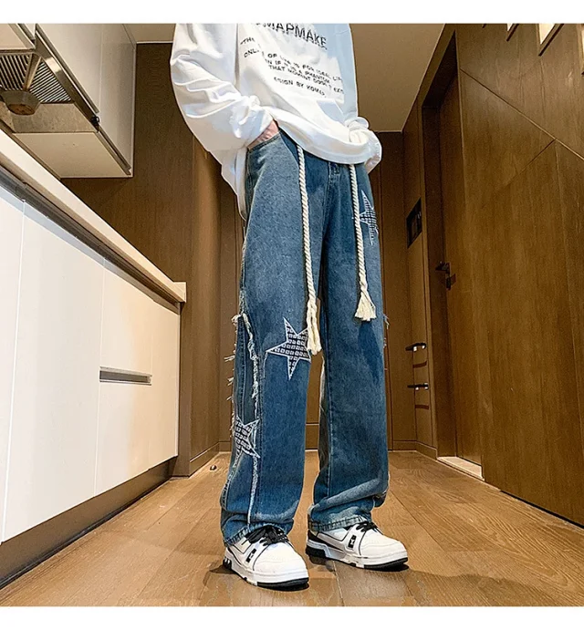 Men's Spring Hiphop Jeans Detail