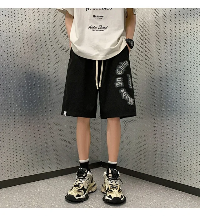 Men's Trendy Summer Ice Silk Shorts Detail