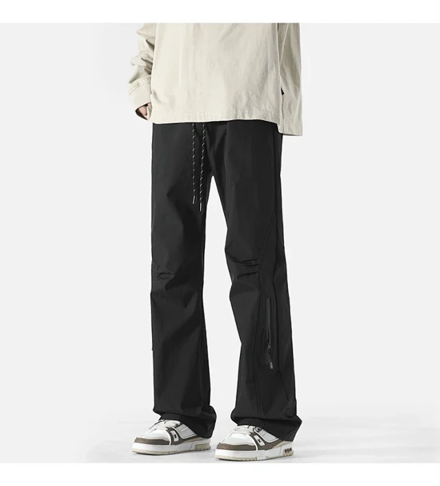 Men's Spring Euro - American Vibe Flared Cargo Pants Detail