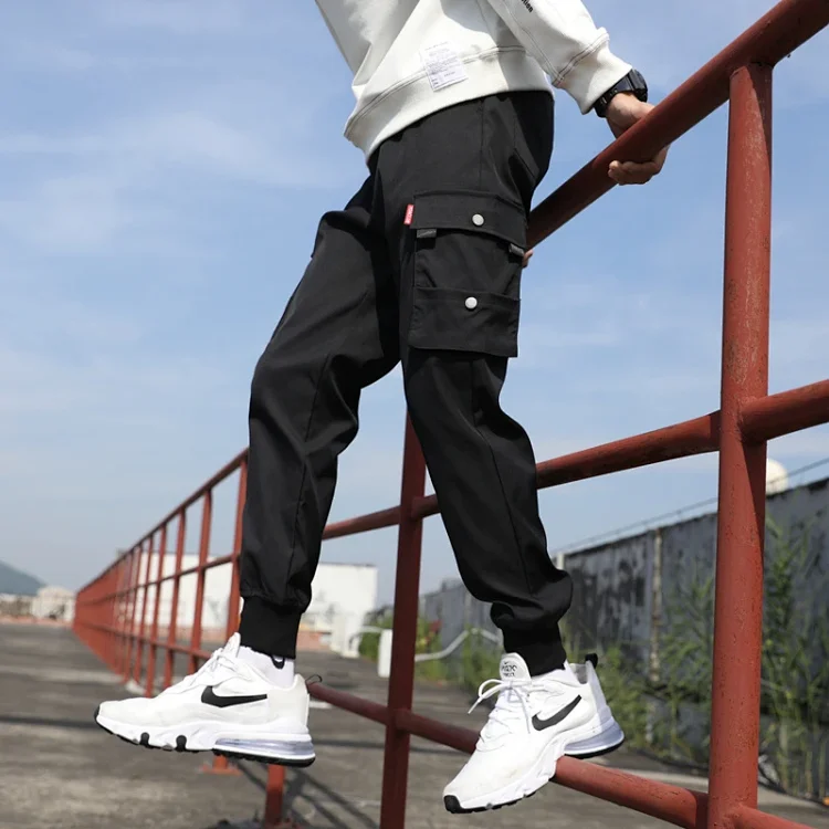 2025 Spring Men's Hong Kong-style Casual Pants