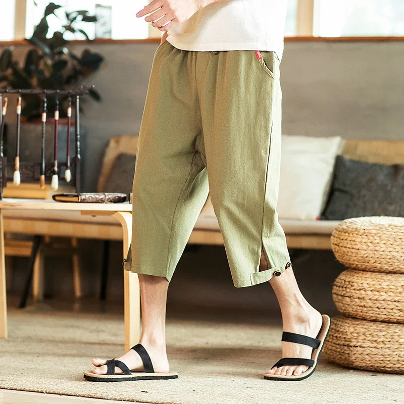 Men's Summer Linen Shorts