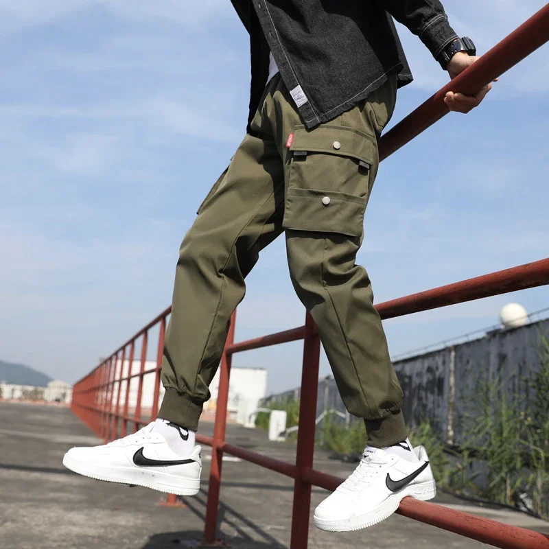 2025 Spring Men's Hong Kong-style Casual Pants