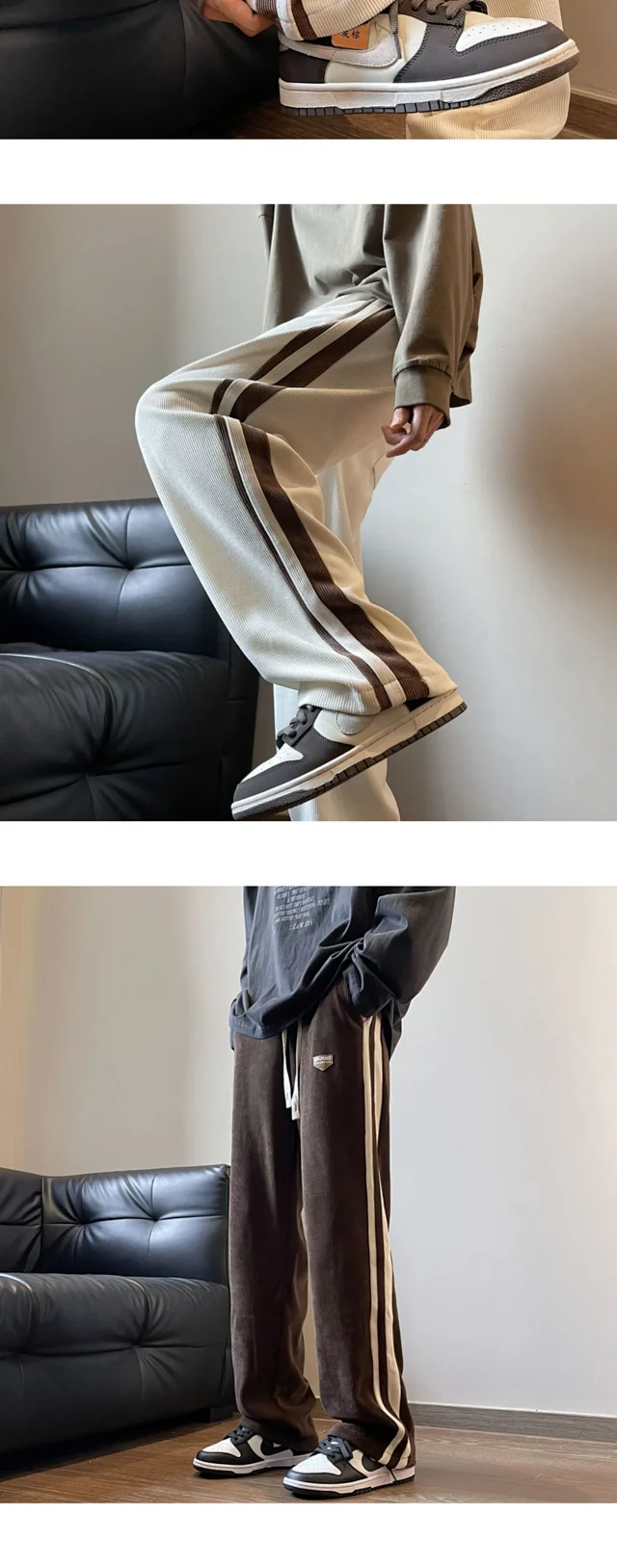 Corduroy Men's Joggers Detail
