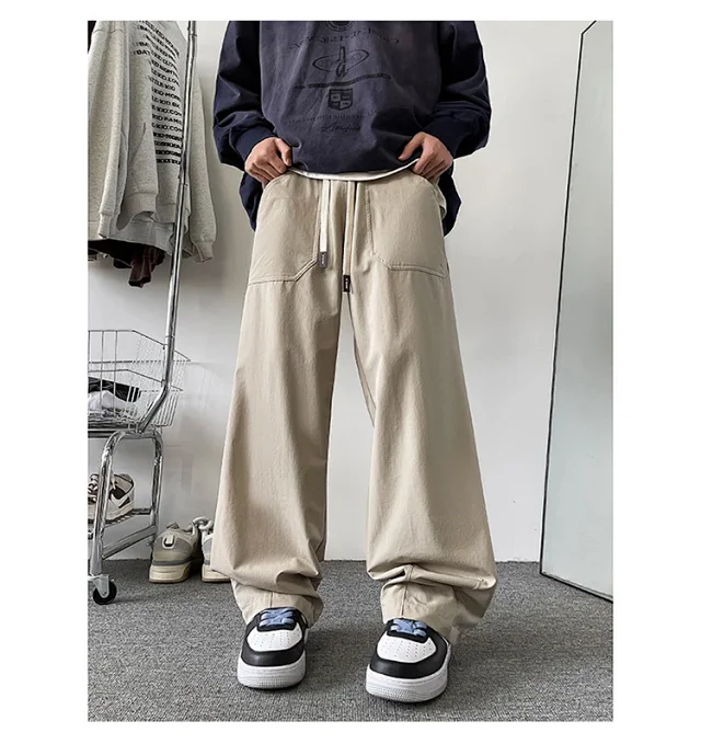 Men's Spring Hip Hop Hiking Pants Detail