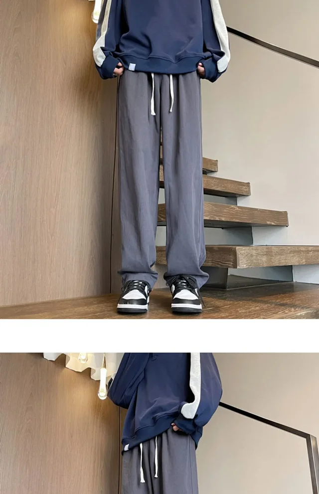 Men's Cotton Straight Cargo Pants Detail