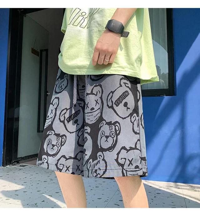 Men's Ice Silk Beach Shorts Detail