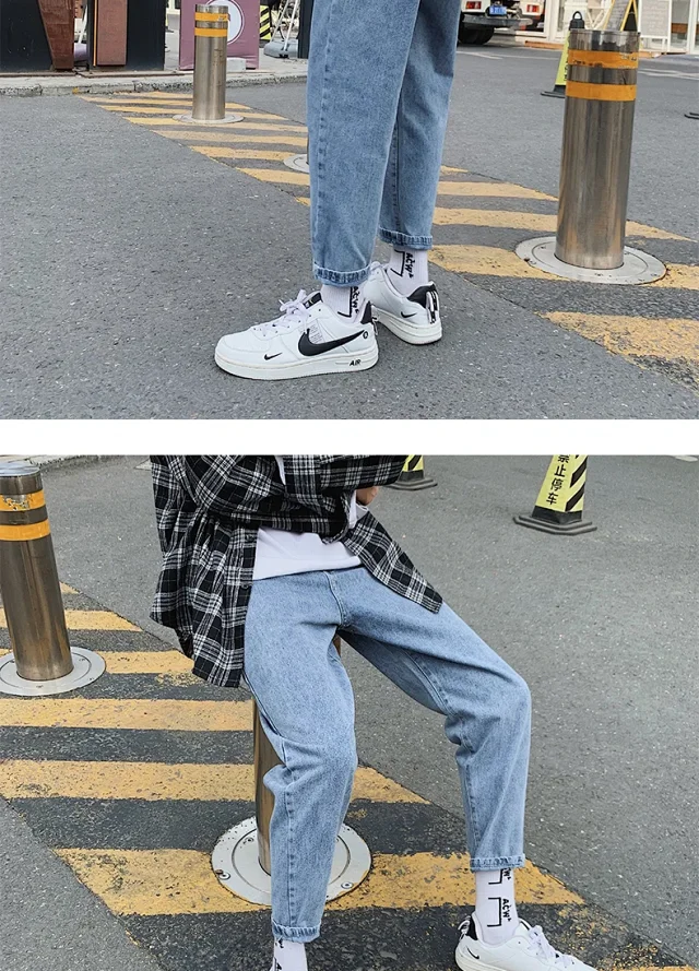 Men's Jeans 2025 New Korean Style Detail