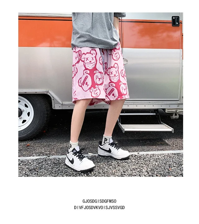 Men's Ice Silk Beach Shorts Detail