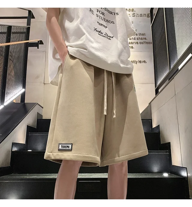 Embroidered American Shorts Men's Summer Detail