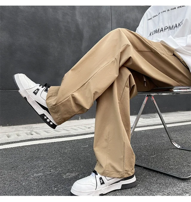 Men's Spring Hip Hop Hiking Pants Detail