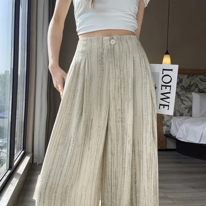 2025 Summer Tie - Dye Wide - Leg Pants for Women
