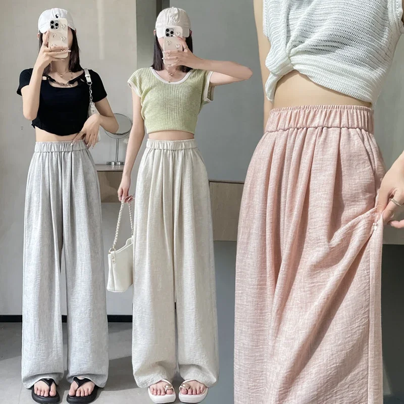 Women's 2025 Summer Linen-cotton Yamamoto Pants
