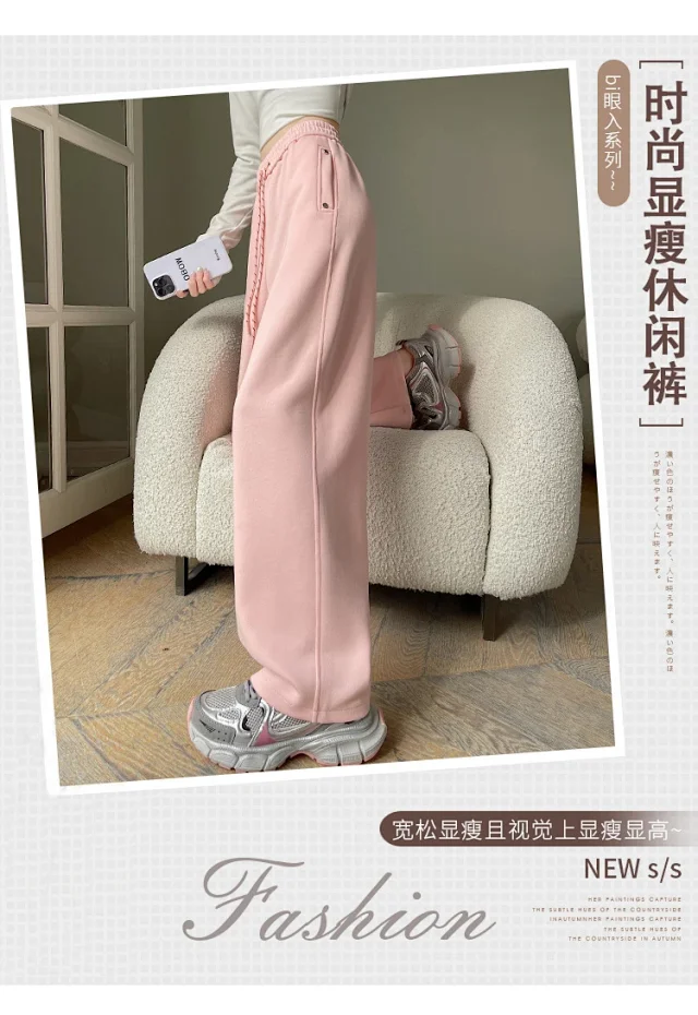 2025 Fall Wide-Leg Pants for Women Detail