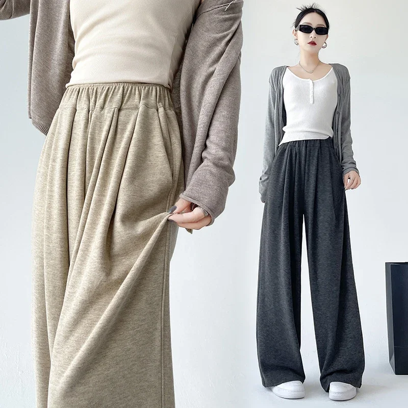 2025 Early Autumn Loose Wide - leg Pants for Women