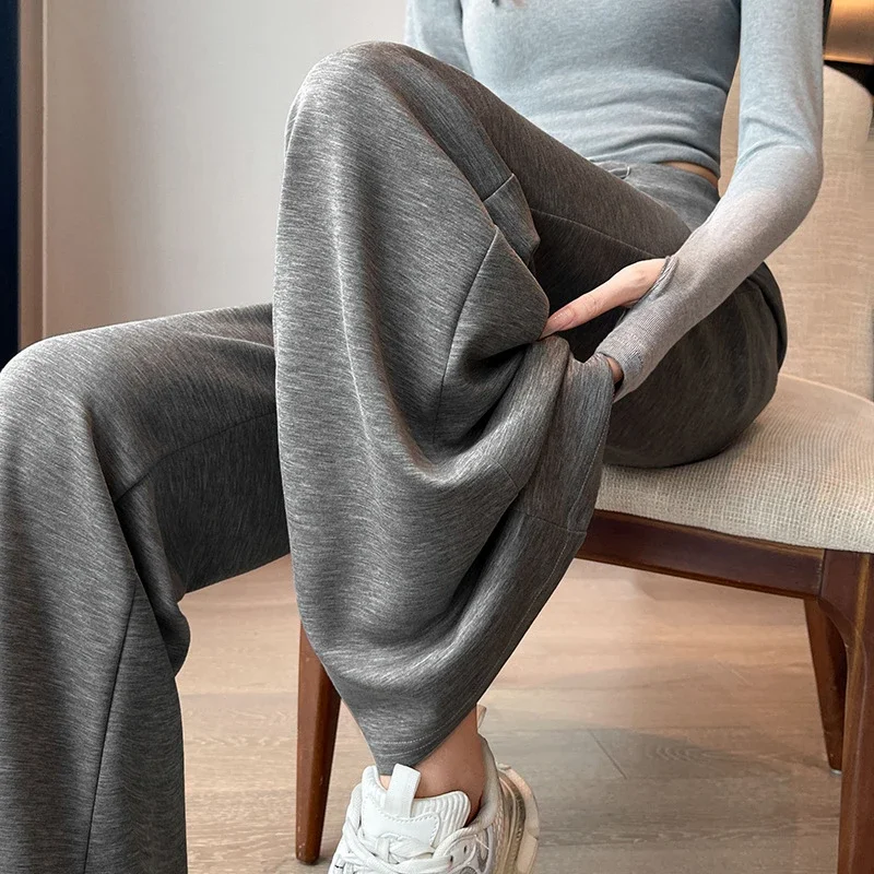 2025 Early Autumn Air Cotton Flared Pants