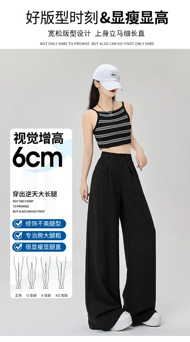 Women's White Linen Wide-Leg Pants Detail